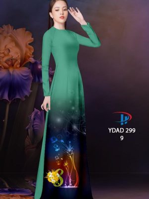 Vải Áo Dài Hoa In 3D AD YDAD299 29